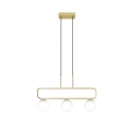 Jove lampa wisząca mosiądz 3x20w g9 klosz biały 33-01573 Candellux