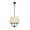 Pasteri lampa wisząca czarny matowy 3x40w e14 abażur beżowy 31-01351 Candellux