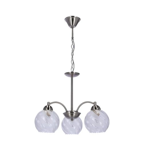 Baida lampa wisząca satynowy 3x60w e27 klosz matowo transparentny 33-16409 Candellux