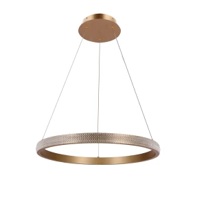Hashim lampa wisząca 60cm złoty 34W LED kryształki bezbarwne 31-28440 Candellux