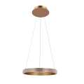 Hashim lampa wisząca 40cm złoty 22W LED kryształki bezbarwne 31-28457 Candellux