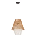 Africa lampa wisząca 40 czarny 1x40W E27 abażur beżowy+biały 31-26880 Candellux