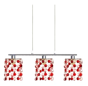 CLASSIC ZWIS 3X40W G9 CZERWONY 33-59287 Candellux