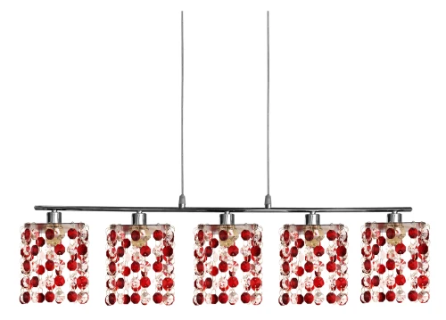CLASSIC ZWIS 5X40W G9 CZERWONY 35-59300 Candellux