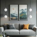 Cordel lampa wisząca chromowy 2x20W G9 klosz biały 32-32072 Candellux