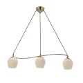 Serano lampa wisząca patynowy 3x60W E27 klosz kremowy 33-11060 Candellux