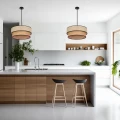 Lampa wisząca LORENZO l 1x60W E27 abażury kremowe lampa do sypialni, salonu, nowoczena eco 31-36988 Candellux