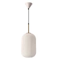 CRESTO lampa wiszaca biały+złoty 1x40W E27 klosz biały 31-35455 Candellux