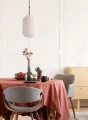 CRESTO lampa wiszaca biały+złoty 1x40W E27 klosz biały 31-35455 Candellux