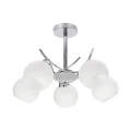 AMOS Lampa wiszaca chromowy 5x40W E27 klosz biały 35-34984 Candellux