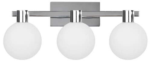 Maldus lampa kinkiet chromowy 3x40w g9 klosz biały 23-01450 Candellux