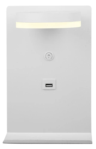COMPACT LAMPA KINKIET 4W LED BIAŁY + ŁADOWARKA USB 21-76052 Candellux