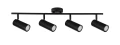 Colly lampa sufitowa czarny 4x15w gu10 klosz czarny 94-01641 Candellux