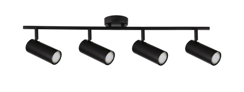 Colly lampa sufitowa czarny 4x15w gu10 klosz czarny 94-01641 Candellux