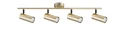 Colly lampa sufitowa mosiądz 4x15w gu10 klosz mosiądz 94-01740 Candellux