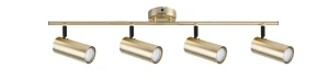 Colly lampa sufitowa mosiądz 4x15w gu10 klosz mosiądz 94-01740 Candellux