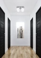 Oden lampa sufitowa chromowy 4x40w g9 klosz biały 98-03256 Candellux