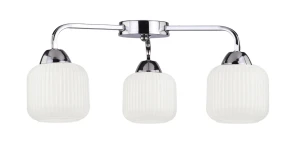 CROMADO lampa sufitowa chromowy 3x60W E27 klosz biały 98-49582 Candellux
