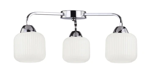 CROMADO lampa sufitowa chromowy 3x60W E27 klosz biały 98-49582 Candellux