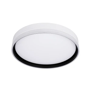 Florida lampa sufitowa plafon biały+czarny 24w led 39 cm klosz biały 13-11305 Candellux