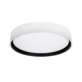 Florida lampa sufitowa plafon biały+czarny 24w led 39 cm klosz biały 13-11305 Candellux