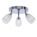 Shiba lampa sufitowa plafon chromowy 3x15w g9 klosz bezbarwny 98-13408 Candellux