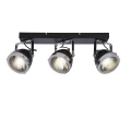Crazy lampa sufitowa listwa czarny 3x15w gu10 klosz bezbarwny 93-13316 Candellux