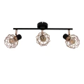 ACROBAT LISTWA 3X40W E14 CZARNY KLOSZ MIEDZIANY 93-22219 Candellux