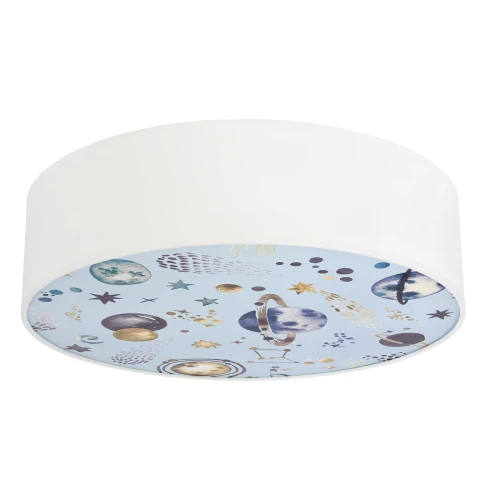 KIDDY lampa sufitowa 38 cm biały 2x40W E27 abażur biały 31-38852 Candellux