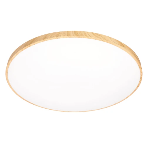 TENS lampa sufitowa plafon drew. 48W LED 3000/4000/6000K 59cm klosz biały, pilot 16-33949 Candellux