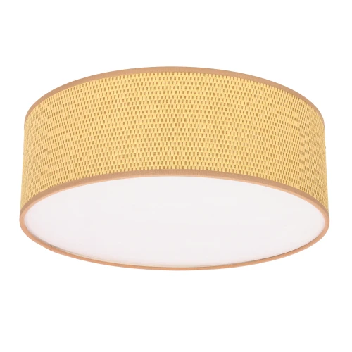 Lampa podłogowa FIANA czarna 1x40W E27 z abażurem sosnowym i czarnym nowoczesna stojąca lampa do salonu sypialni biura elegancki design 31-41883 Candellux