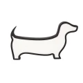 Dog lampa stołowa 12w led 3000k iq kids czarny 41-10643 Candellux