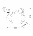Cactus mały lampa stołowa 8w led 3000k iq kids zielony 41-10377 Candellux