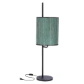 BENDI LAMPA STOŁOWA CZARNY 1X40W E27 ABAŻUR ZIELONY 41-25289 Candellux