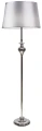 PRIMA LAMPA PODŁOGOWA CHROMOWY 1X60 E27 ABAŻUR SREBRNY 51-03683 Candellux