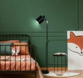 ZANA LAMPA PODŁOGOWA CZARNY 1X60W E27 KLOSZ CZARNY 51-02853 Candellux