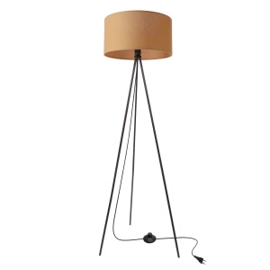 VANTI lampa podłogowa czarny 1x40W E27 abażur brzoskwiniowy 51-44716 Candellux