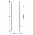 Lampa zewnętrzna elewacyjna STICK – minimalistyczny kinkiet LED 90 cm 28W - nowoczesne oświetlenie zewnętrzne IP65 21-35882 Candellux