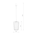 Lampa wisząca KENAI B Terakota 12223 Nowodvorski