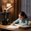 Czarna lampka biurkowa podwójna LED 5W zmienna barwa 3CCT