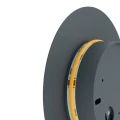 Kinkiet RING LED S 7W Szary błękit LED 60lm 3000K Ø15cm 12666 Nowodvorski