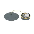 Kinkiet RING LED S 7W Szary błękit LED 60lm 3000K Ø15cm 12666 Nowodvorski