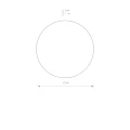 Kinkiet RING LED S 7W Szary błękit LED 60lm 3000K Ø15cm 12666 Nowodvorski