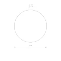 Kinkiet RING LED M 10W Terakota LED 130lm 3000K Ø25cm 12658 Nowodvorski