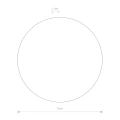Kinkiet RING LED L 13W Szałwiowy LED 160lm 3000K Ø35cm 12661 Nowodvorski
