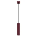 Lampa wisząca KARBON 1 burgund SL.1918 SOLLUX