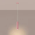 Lampa wisząca KARBON 1 różowa SL.1931 SOLLUX