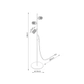Lampa podłogowa KARBON 3 biała SL.2014 SOLLUX