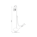 Lampa podłogowa KARBON 1 taupe SL.2019 SOLLUX