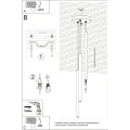 Lampa wisząca PASTELO 3P burgund SL.2123 SOLLUX